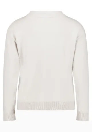 betty barclay - so cosy - - Basic-Strickpullover beige - Gr. - 36