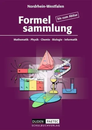 Formelsammlung bis zum Abitur - Mathematik - Physik - Astronomie - Chemie - Biologie - Informatik: Formelsammlung - Ausgabe Nordrhein-Westfalen [Gebundene Ausgabe] [2008] Becker Frank-Michael Bossek Dr. Hubert Engelmann Dr. Lutz Ernst Dr. Christine