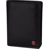 Travel N Meet Geldbörse Herren RFID Leder Geldbörse Brieftasche Portemonnaie Hochformat, RFID Schutz