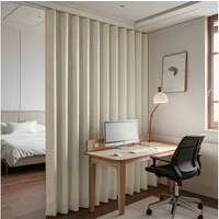 SERBASIC Gardine Extra Breite Gardine, Blickdicht Thermovorhänge, Kälte Raumtrenner, Lichtundurchlässige Vorhänge mit Kräuselband für Schiene, 1 Stück