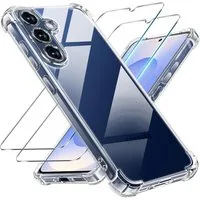 LuxusKollektion Schutz-Set Schutzset Panzerglas TPU Hülle S25 Samsung Galaxy S25 Transparent