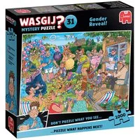 Jumbo Spiele Puzzle Wasgij Mystery 31, Die große Geschlechtsenthüllung, 1000 Teile Puzzle, 1000 Puzzleteile