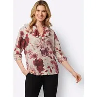 Sieh an! Klassische Bluse Schlupfbluse 3/4-Arm