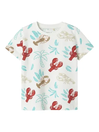 NAME IT - NMMFELEN SS TOP cloud dancer - Gr. - 98