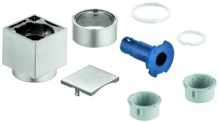 GROHE Absperrgriff 49092 für Aquadimmer für THM-Fertigmontagesets supersteel, 49092DC0 49092DC0