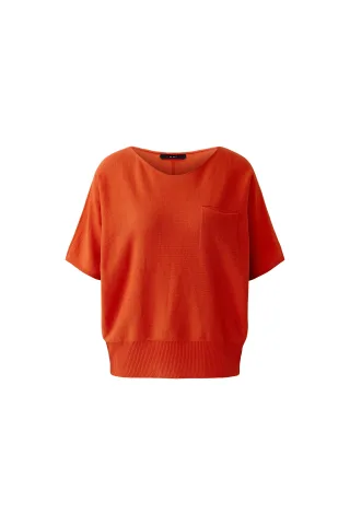 Oui - Pullover burnt tangarine - Gr. - 44