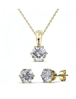 Geburtsstein-Set - Gold und Kristall