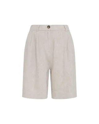 msch copenhagen - MSCHViana Ginia HW Shorts sand melange - Gr. - XS
