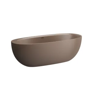 LAUFEN freistehende Badewanne ALESSI 800x1850x590 Sentec Kaffee matt außen/Cafe matt innen, H2209721 H2209721880001