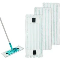 FELIXLEO 4 Stück Moppbezüge für LEIFHEIT CLEAN TWIST M ERGO MICRO DUO Wischmopp-Ersatzkopf (1-tlg)