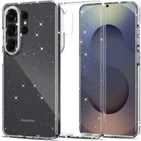 TECH PROTECT Handyhülle FlexAir für Samsung Galaxy S26 Ultra Transparent und Glitzer ultradünn 6,9 Zoll, Ultradünne Form bewahrt die schlanke Geräteoptik