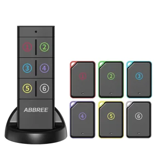 ABBREE KF-106 Wireless Key Finder RF Key Locator Anti-loss Devices Pet Wallet Tracker Remote Control 1 RF Transmitter 6