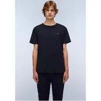 Napapijri T-Shirt SALIS SS SUM SHARK SKIN HCB Kurzarm, mit Rundhalsausschnitt, unifarben, aus Baumwolle