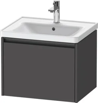 Duravit Ketho.2 Waschtischunterbau wandhängend Graphit Matt 584x455x440 mm - K25081049490000 K25081049490000