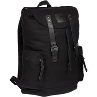 Christian Wippermann Cityrucksack Großer Jennifer Jones Damen Herren Rucksack (1 tlg), Canvas und Leder Laptoprucksack