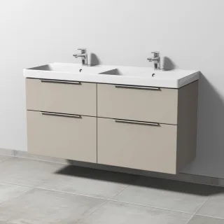 Sanipa 3way Waschtischunterbau zu Villeroy & Boch Avento Waschtisch mit 4 Auszügen, Kaschmir-Matt UP6251U