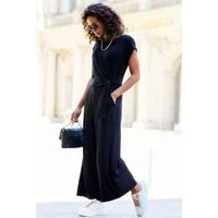 LASCANA Culotte-Overall mit Knotendetail in der Taille, femininer Jumpsuit, festlich