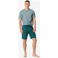 Schiesser Pyjama 955 (2 tlg) Schlafanzug, Pyjama Set, Nachtwäsche