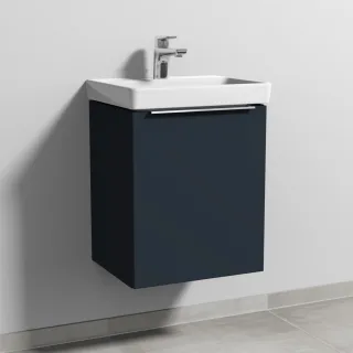Sanipa 3way Waschtischunterbau zu Villeroy & Boch Avento Waschtisch mit 1 Tür, Marine-Matt UP6191R