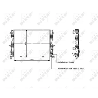 NRF Motork?hler gel?tet Land Rover Discovery 2,5