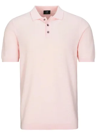 COMMANDER Finest Clothing - Polo-Pullover, 1/2 Arm rosé - Gr. - L