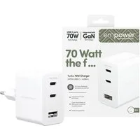 empower by PanzerGlass Turbo 70 W Charger 2x USB-C 1x USB-A EU-Plug USB-Ladegerät