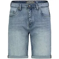 SUBLEVEL Jeansshorts mit Gürtelschlaufen und Umschlag, W32 Denim Shorts