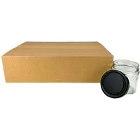 BIENEN SCHMIDT Honigglas 52x DEEP Twist Off Honigglas 500 g Rundglas Gläser für Honig, (52 Stk), Sturzglas, Einmachglas, Einweckglas, Marmeladenglas, TO 82mm