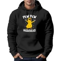 MoonWorks Hoodie Hoodie Herren Pew Pew Madafakas Crazy Chick Küken Meme Spruch Trend