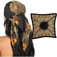 Zaewry Halstuch 90x90cm Kopftuch Bandanas Haartuch für Damen