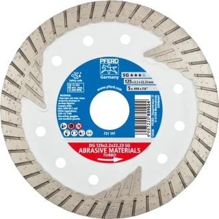 PFERD TOOLS Diamant-Trennscheibe DG SG zum Trennen von Stein/Beton - 68000022