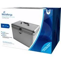 CD/DVD Koffer 200-fach silber, Retail