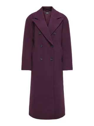 ONLY - ONLBLAKE LIFE SHOULDERPAD COAT CC OTW Mauve Wine - Gr. - S