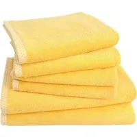 Dyckhoff Handtuch Set Pure Natural Uni, Frottier (Set, 6-St), BIO Baumwolle, GOTS