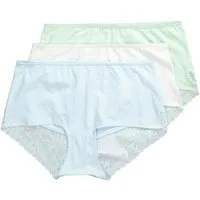 Ulla Popken Hipster Hipster 3er-Pack Spitze