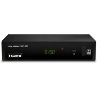 Sky Vision 150 T DVB-T2 HD Receiver (1080p Full HD, USB, HDMI, SCART, Coaxial)