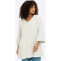 Sheego Klassische Bluse Tunika 3/4-Arm