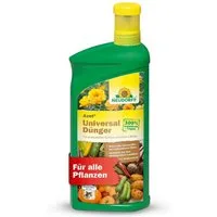Neudorff Universaldünger Bio - Azet UniversalDünger 1 Liter, 100% organisch und vegan - Bio Dünger für Blumen, Gemüse, Obst, Zierpflanzen, fördert kräftiges Wachstum, reiche Ernte und üppige Blütenbildung, Flüssigdünger mit praktischem Dosierbecher