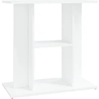 vidaXL Aquariumunterschrank Aquariumständer Weiß 60x30x60 cm Holzwerkstoff