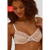 Vivance Bügel-BH Julia aus blumiger Spitze, im hübschen Balconnet-Schnitt, Dessous