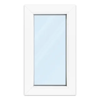 Fenster 40x70 cm, Kunststoff Profil aluplast IDEAL® 4000, Weiß, 400x700 mm, einteilig festverglast, 2-fach Verglasung, individuell konfigurieren