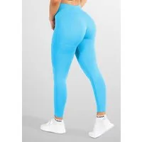 Smilodox Leggings Amaze Pro mit Scrunch-Effekt, High Waist V-Shape Sport & Yogahose Seamless Push Up Booty Fitnesshose Blickdicht Yoga Gym Figurformend
