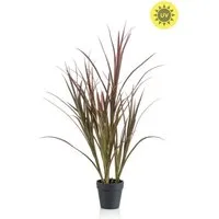 Kunstgras Topfpflanze Gras, Emerald, Höhe 90 cm, im Topf, Grün, Gras, H: 90cm