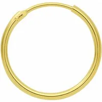 Adelia´s Paar Creolen Damen 333 Gold Ohrringe Creolen Ø 9 mm, Goldschmuck für Damen