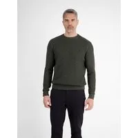 LERROS Strickpullover mit Logo-Stickerei und in Struktur-Optik
