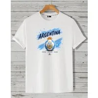RMK T-Shirt Herren Shirt Fußball WM Argentina 100% Baumwolle