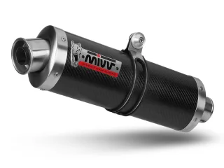 Sport Auspuff MIVV OVAL Carbon für Honda CBR 600 F PC25 / PC31 Bj. 1991-1998 +ABE