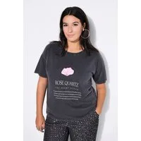 Studio Untold T-Shirt T-Shirt Edelstein-Print Halbarm