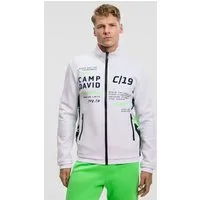 CAMP DAVID Sweatjacke mit Reißverschlusstaschen