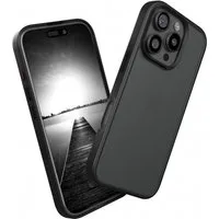 EAZY CASE Handyhülle Outdoor Case für Apple iPhone 16 Pro 6,3 Zoll, Hülle Outdoor kratzfest Schutzhülle mit Kameraschutz Robust Schwarz